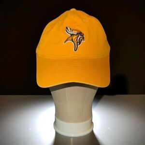 NFL Team Apparel Mn Vikings Cap Adjustable Back Hat
